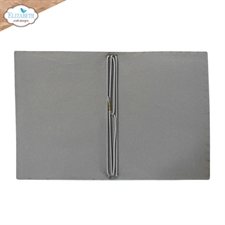 Elizabeth Crafts Art Journal Passport XL - Stonewashed Grey